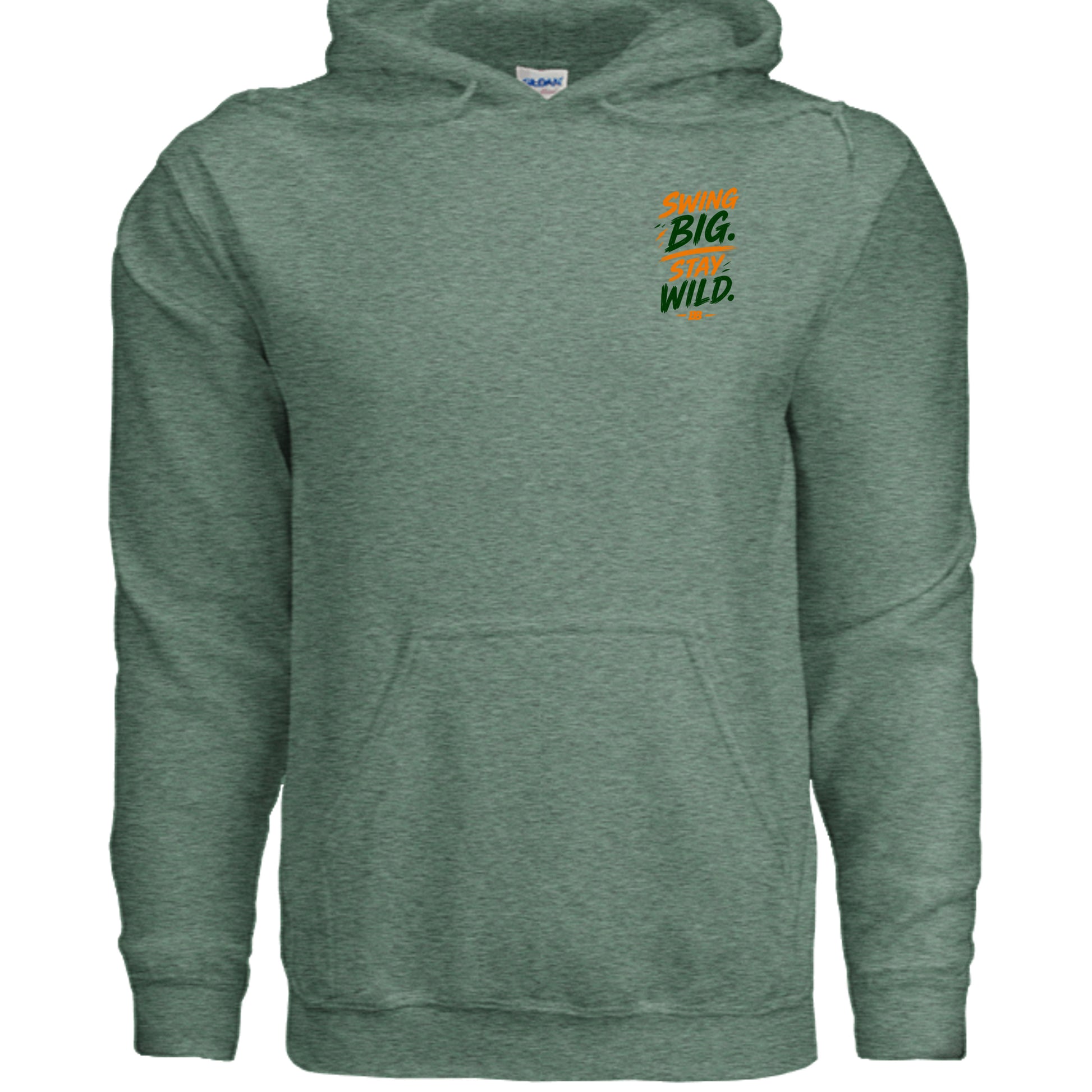 Heather Sport Dark Green - G185 - FRONT