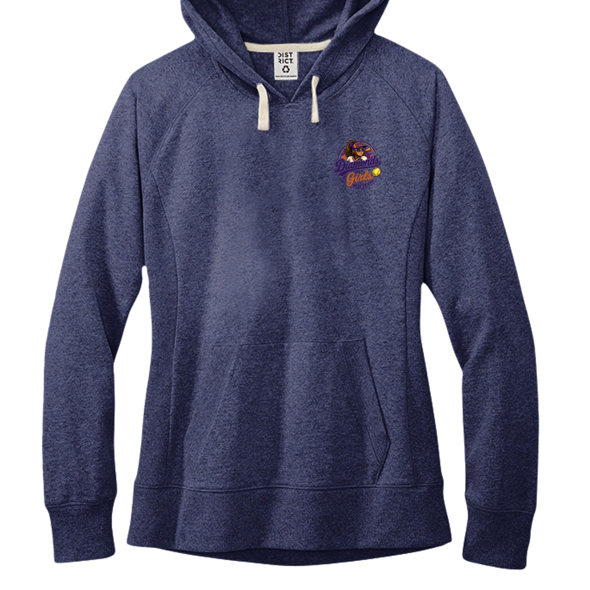 Heathered Navy - DT8101 - FRONT