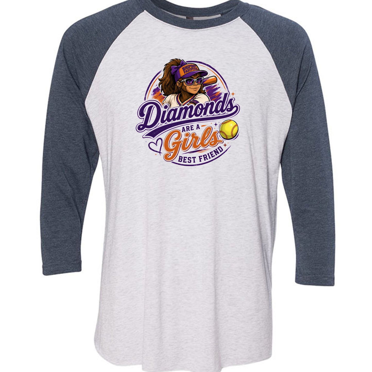 Indigo / Heather White - 6051 - FRONT