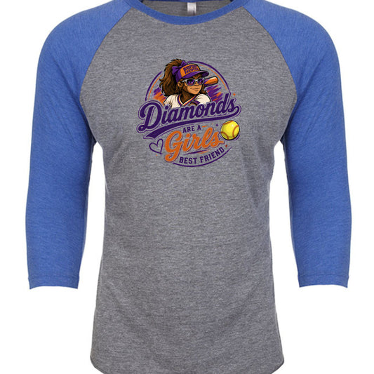 Vintage Royal/ Premium Heather - 6051 - FRONT